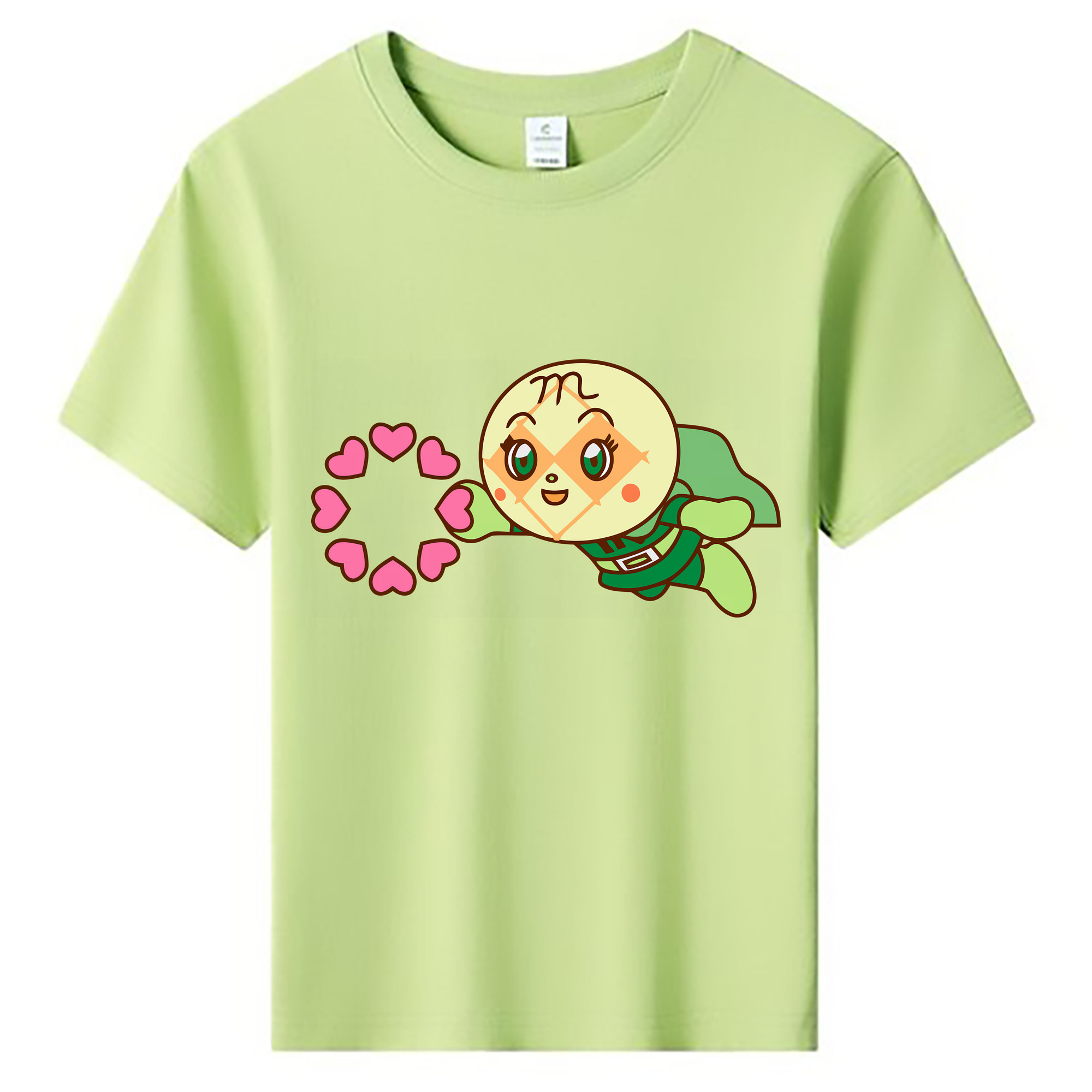 （画像用） アンパンマン Anpanman 綿100％キッズTシャツ（フロントプリント）